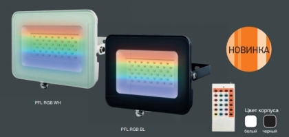 ������������ ��������� PFL- 30W RGB WH IP65 ��������� �����  Jazzway